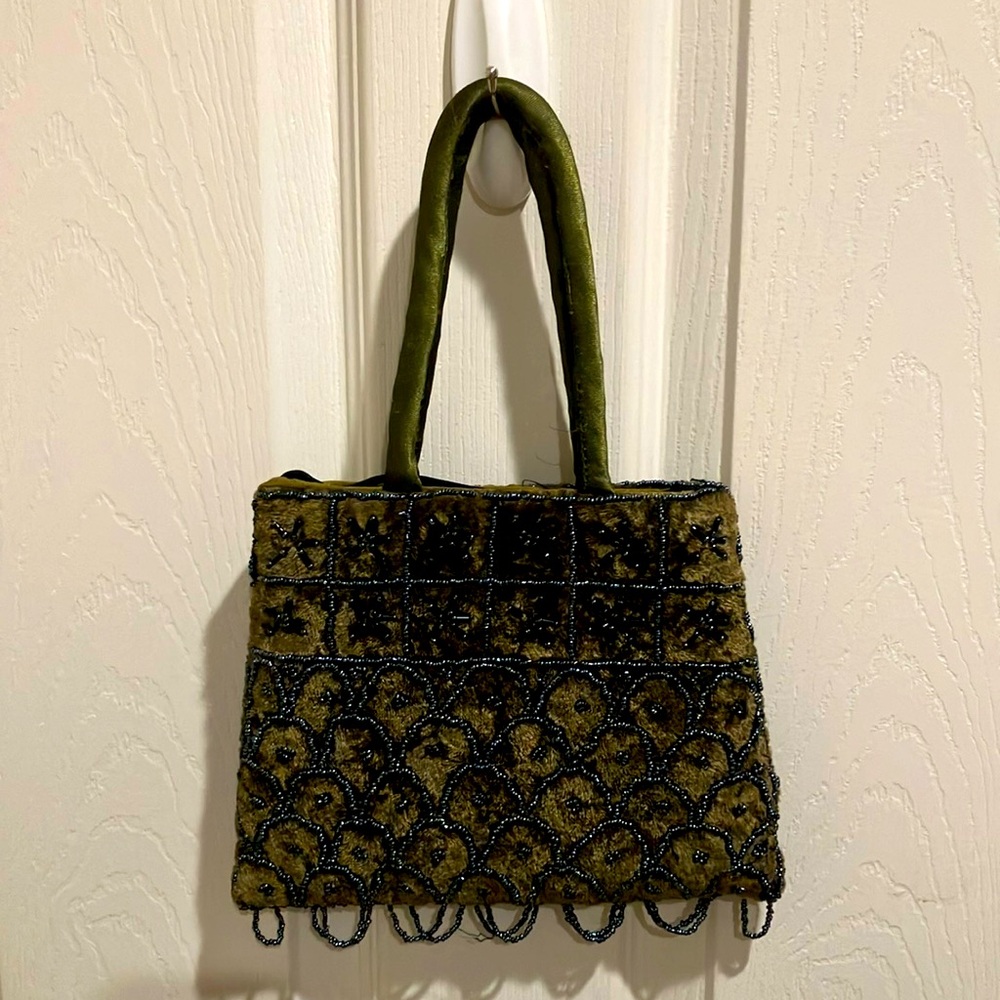 Beaded Velvet Purse
